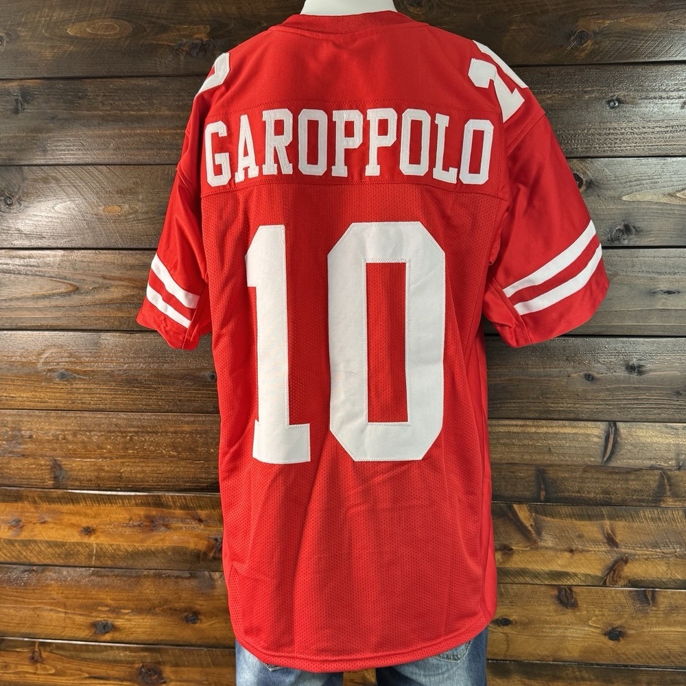San Francisco 49ers Jimmy Garoppolo #10 Football‎ Jersey Men's Size XL
